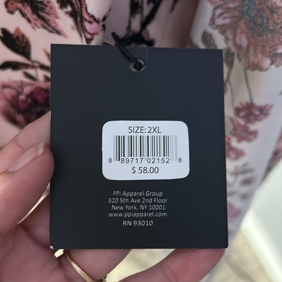 Nanette Lepore 3 piece floral pajama set size 2X - Picture 6 of 6